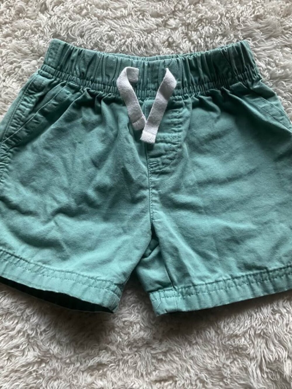 18M Carter's Baby Shorts Teal Green